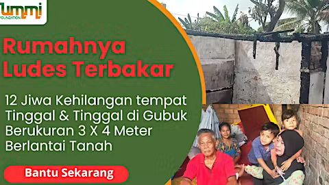 Rumah Ludes! 12 Jiwa Hidup di Garasi Pengap